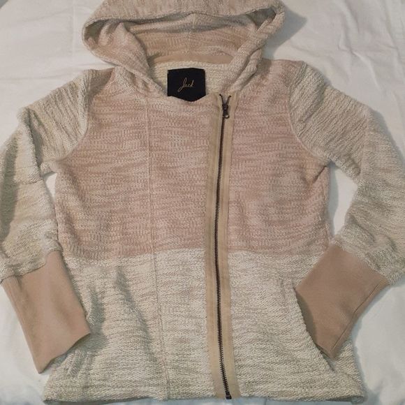 Jack. BB Dakota Hatchi Hoodie‎ Offset Zip in Tan XS - Picture 4 of 7